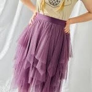 Whimsy dusty pink fairy tulle skirt